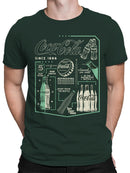 Officially Licensed Coca Cola Retro Refreshing Design Men's T-shirt