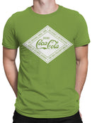 Officially Licensed Coca Cola Vintage Diamond Logo Men's T-shirt