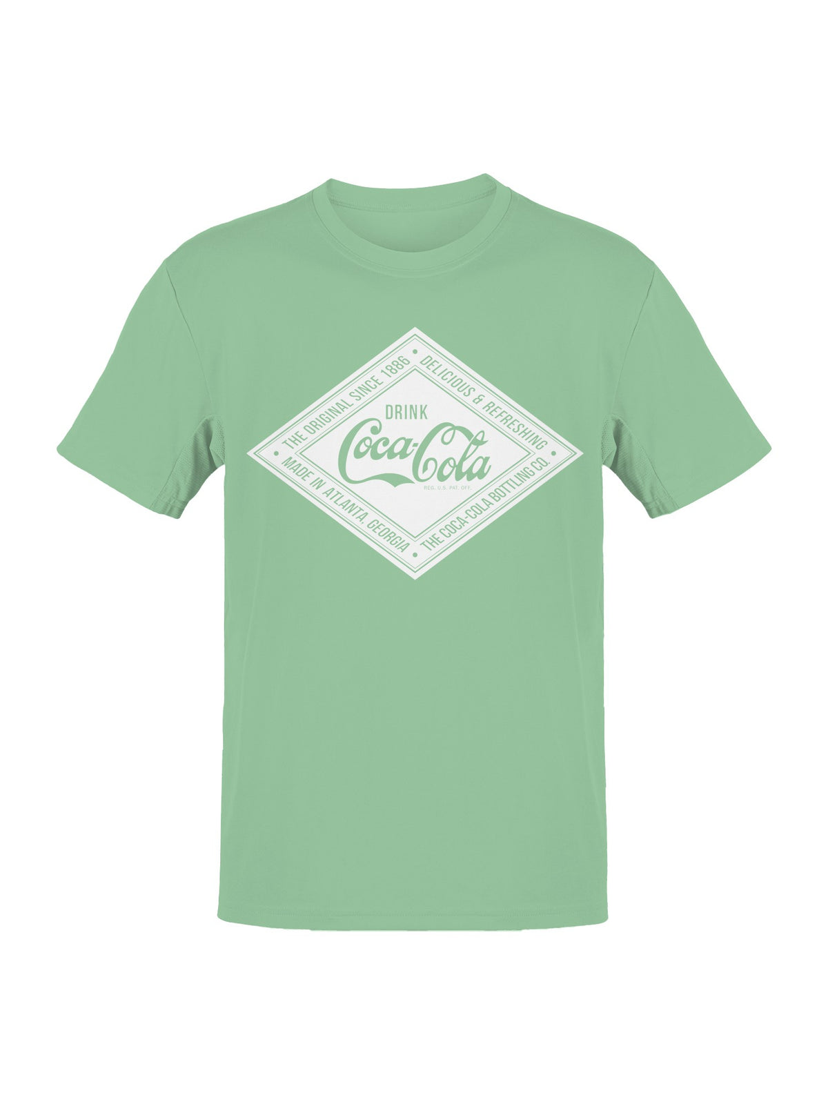 Officially Licensed Coca Cola Vintage Diamond Logo Men's T-shirt