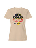 Officially Licensed Coca Cola Vintage Ice Cold 1886 Women's T-shirt
