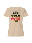 Officially Licensed Coca Cola Vintage Ice Cold 1886 Women's T-shirt