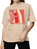 Officially Licensed Coca Cola Retro Iconic Design Women's T-shirt