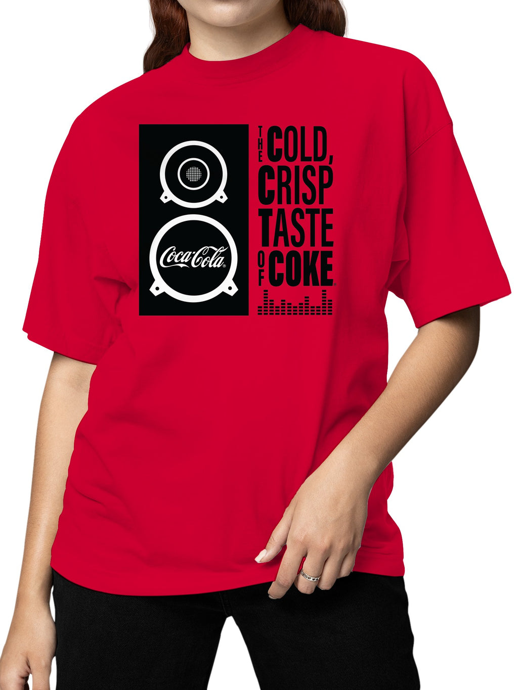 Officially Licensed Coca Cola Cold Crisp Taste Women's T-shirt