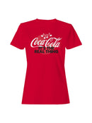 Officially Licensed Coca Cola Music: It's the Real Thing Women's T-shirt