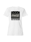 Officially Licensed Coca Cola Amplifier Design Art Women's T-shirt