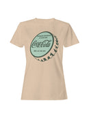 Officially Licensed Coca Cola Vintage Bottle Cap Design Women's T-shirt