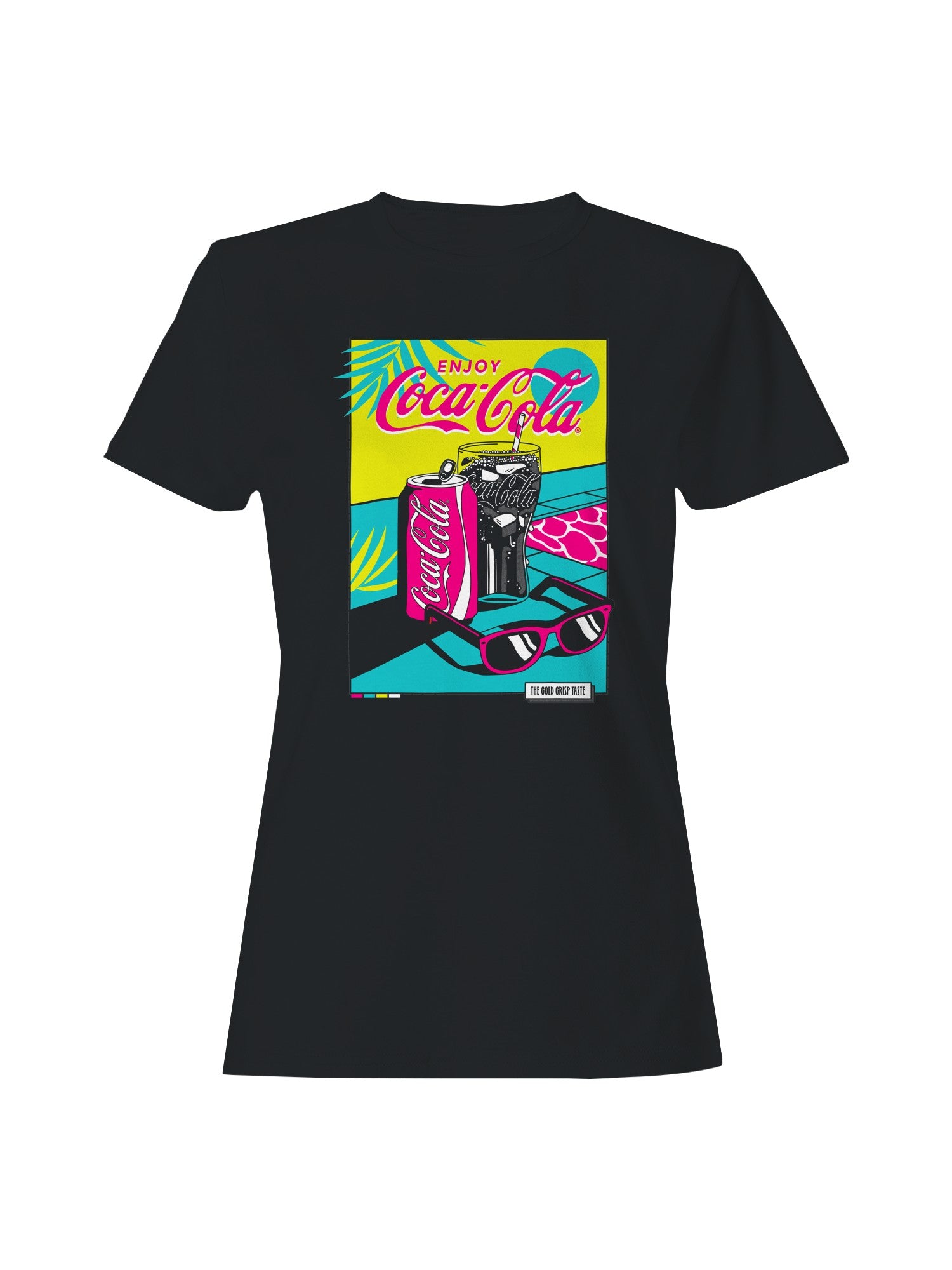 Officially Licensed Coca Cola Tropical Vibes Poster Women's T-shirt