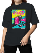 Officially Licensed Coca Cola Tropical Vibes Poster Women's T-shirt