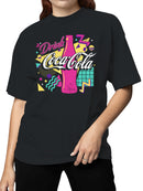 Officially Licensed Coca Cola Retro Coke Pop Art Women's T-shirt