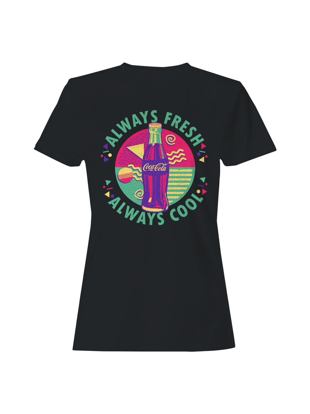 Officially Licensed Coca Cola Retro - Always Fresh Women's T-shirt