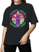 Officially Licensed Coca Cola Retro - Always Fresh Women's T-shirt