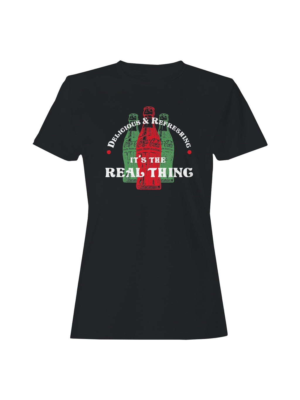 Officially Licensed Coca Cola Iconic Vintage Design Women's T-shirt