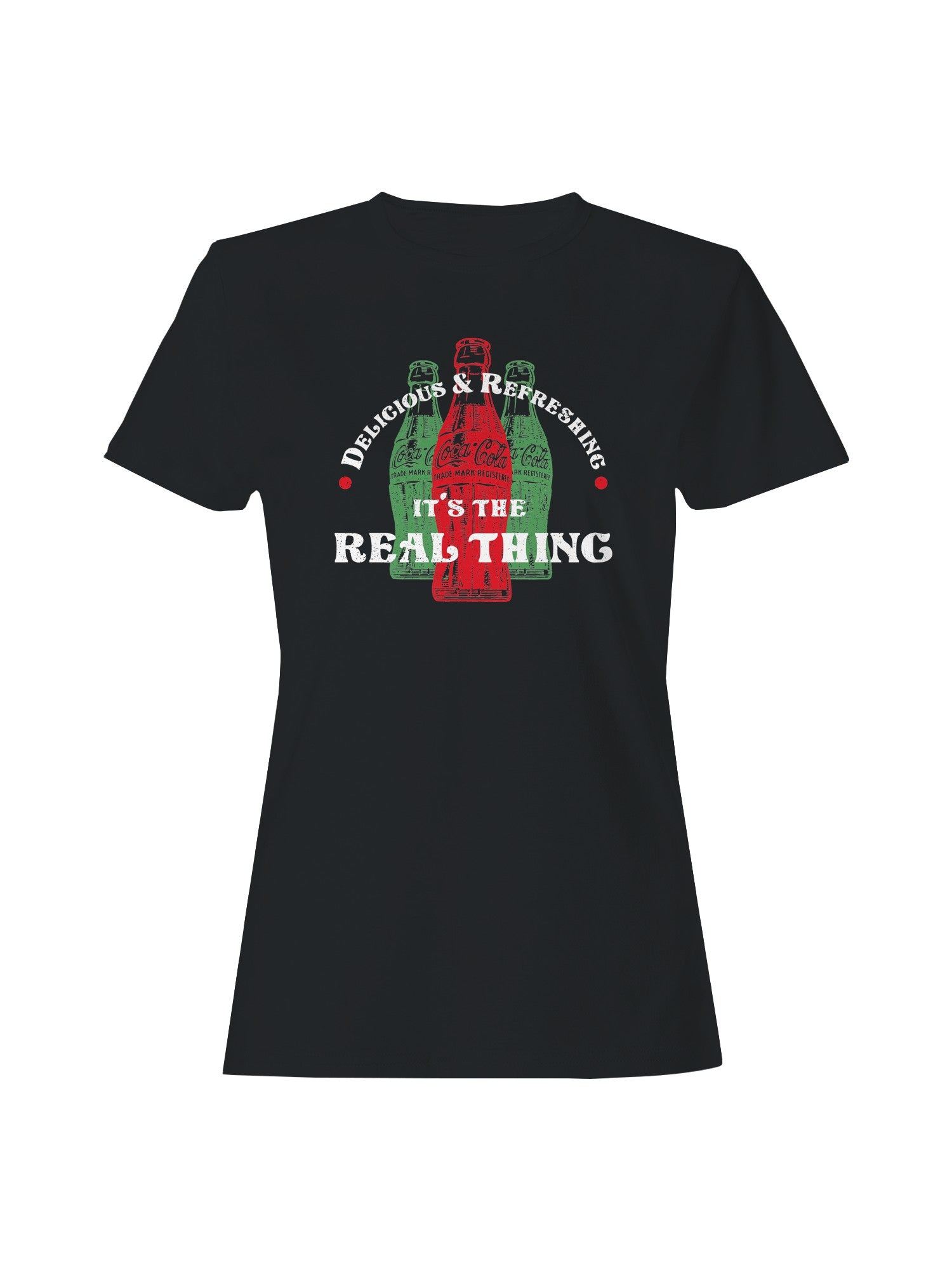 Officially Licensed Coca Cola Iconic Vintage Design Women's T-shirt