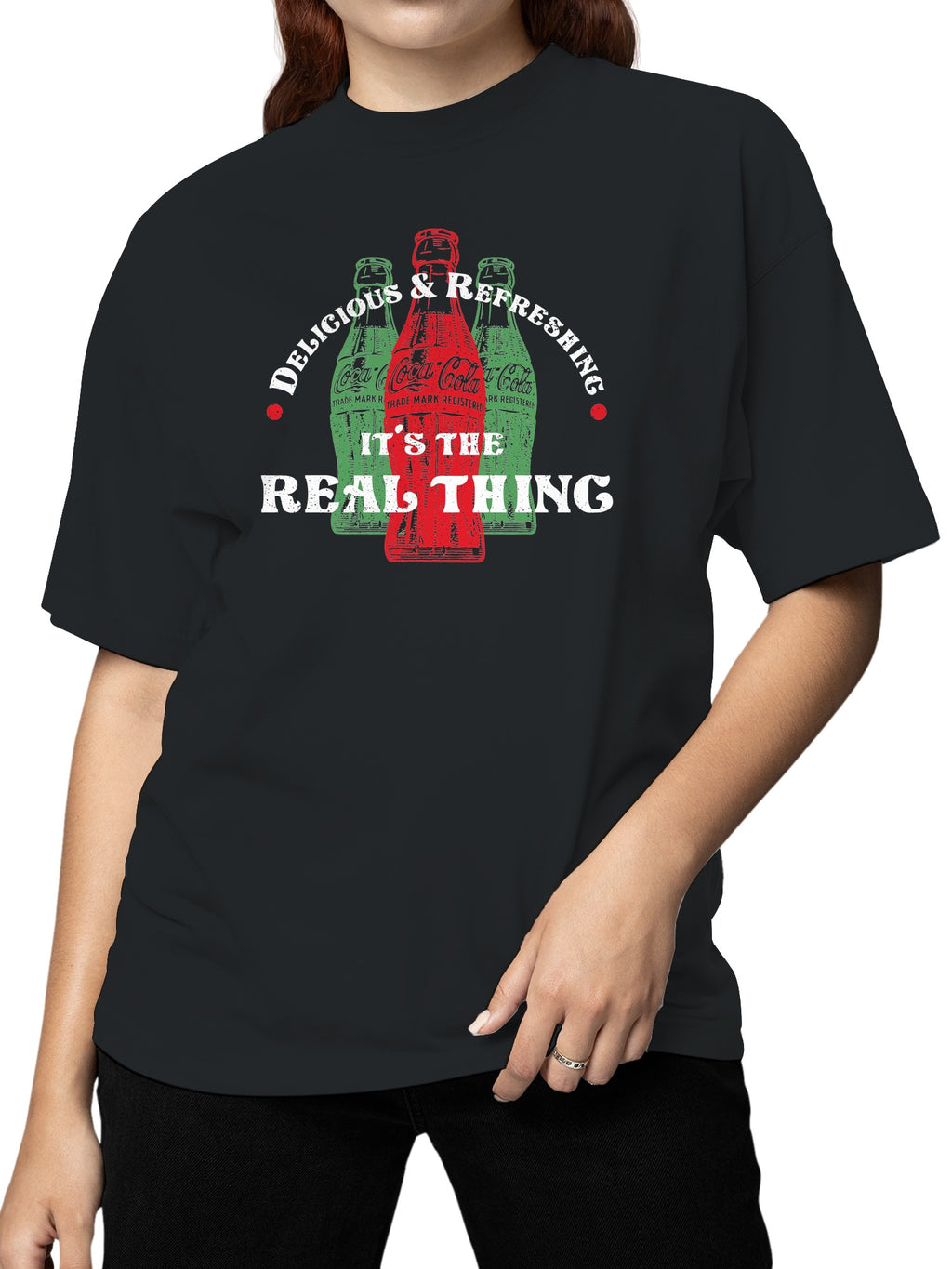 Officially Licensed Coca Cola Iconic Vintage Design Women's T-shirt