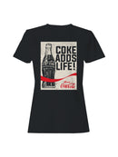 Officially Licensed Coca Cola Classic "Coke Adds Life Women's T-shirt