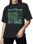 Officially Licensed Coca Cola Retro Coke : Cold Crisp Refreshment Women's T-shirt