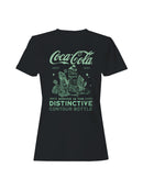 Officially Licensed Coca Cola Distinctive Bottle Art Women's T-shirt