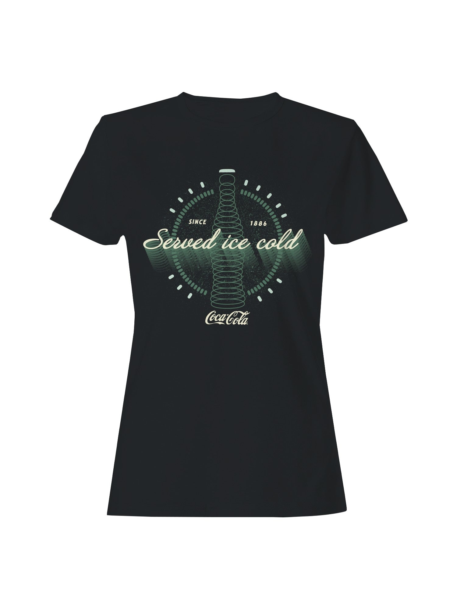 Officially Licensed Coca Cola Iconic Since 1886 Women's T-shirt