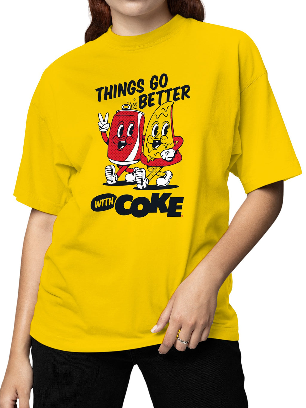 Officially Licensed Coca Cola Better With Coke  Women's T-shirt