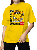 Officially Licensed Coca Cola Ice Cold Sunshine Fun Women's T-shirt