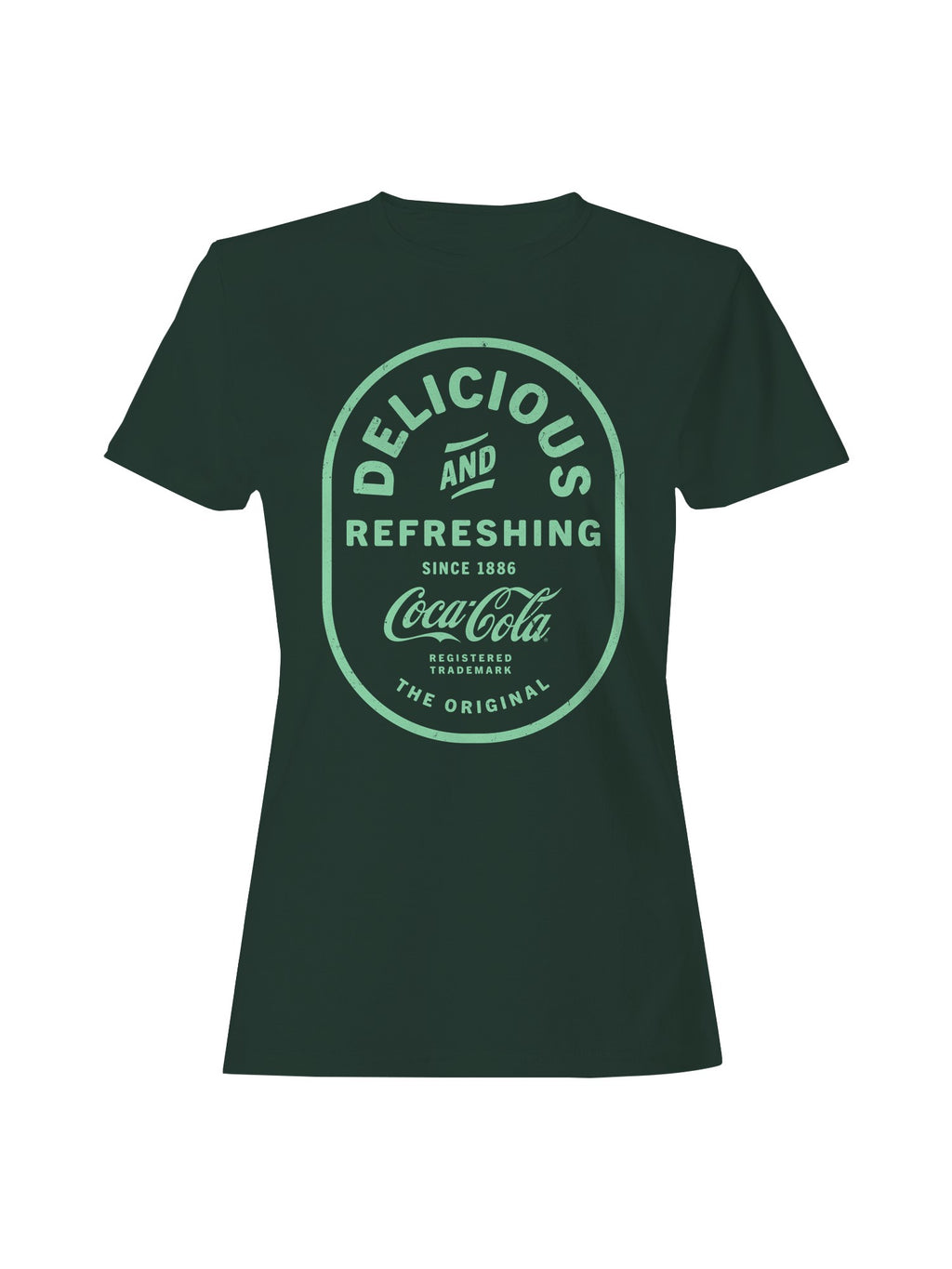Officially Licensed Coca Cola Delicious and Refreshing 1886 Women's T-shirt