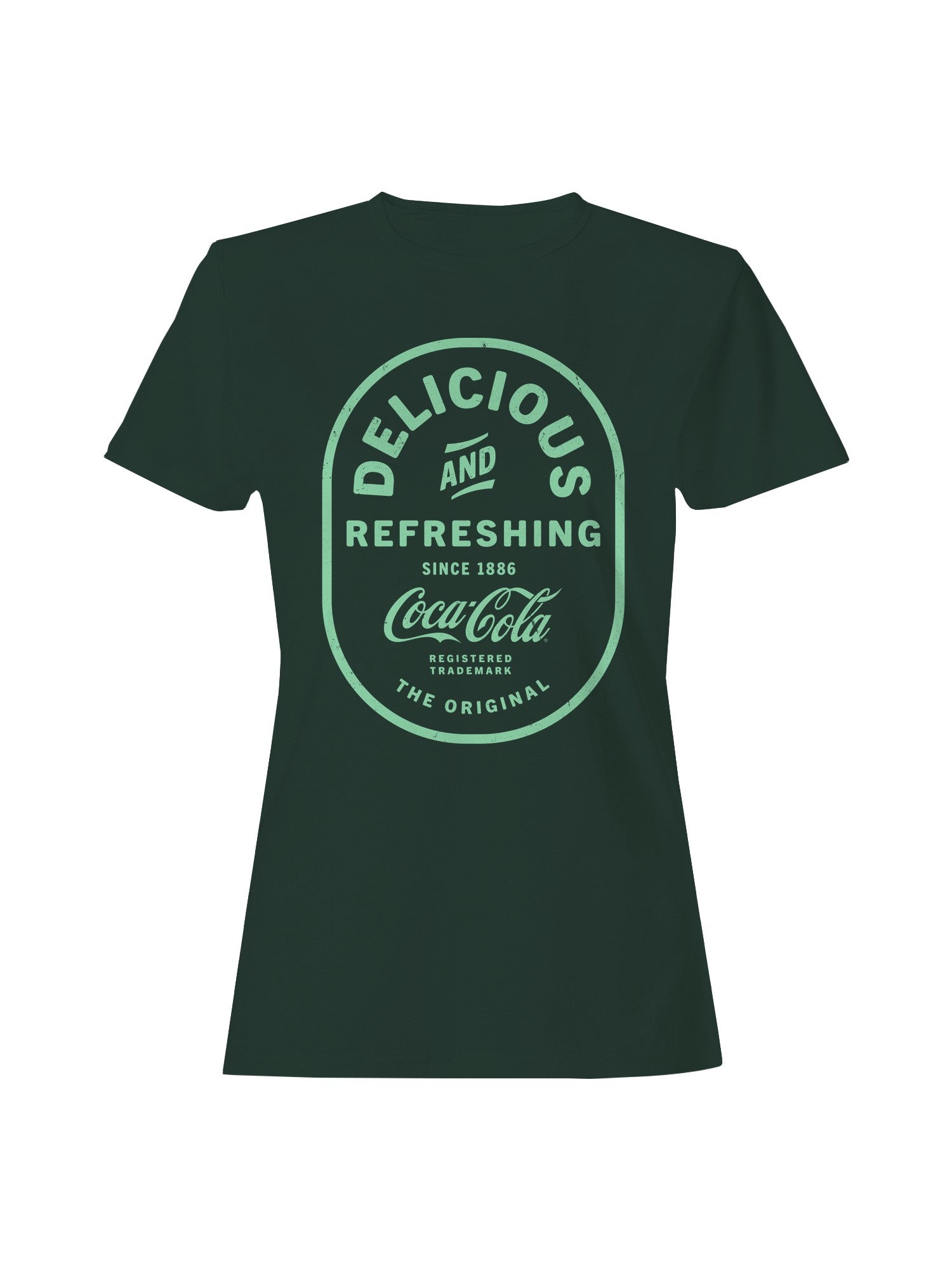 Officially Licensed Coca Cola Delicious and Refreshing 1886 Women's T-shirt