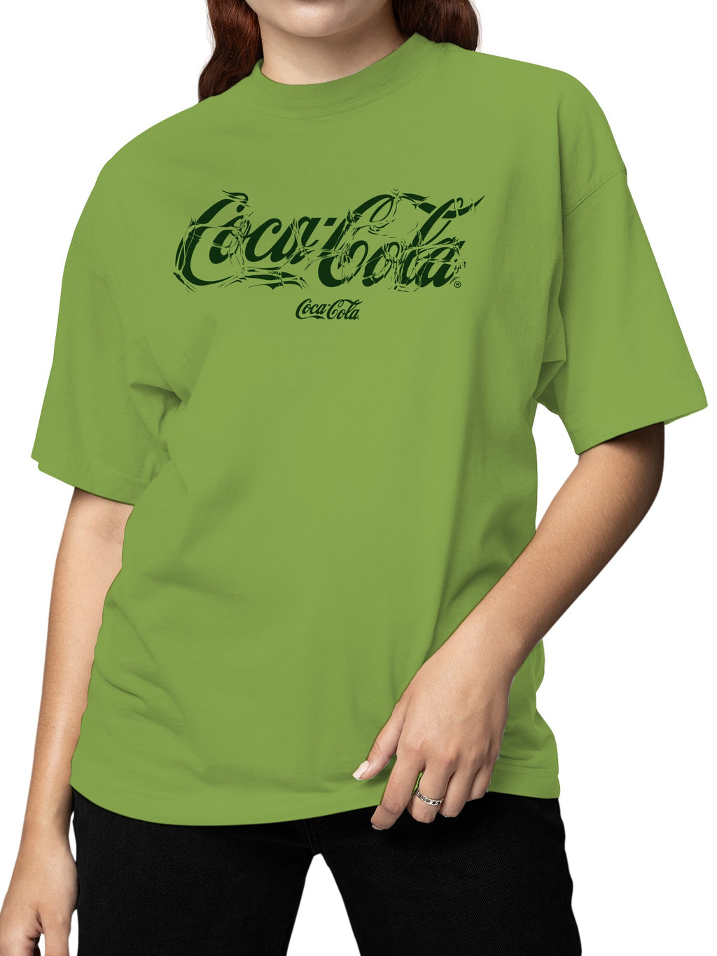 Officially Licensed Coca Cola Barbed Wire Design Women's T-shirt