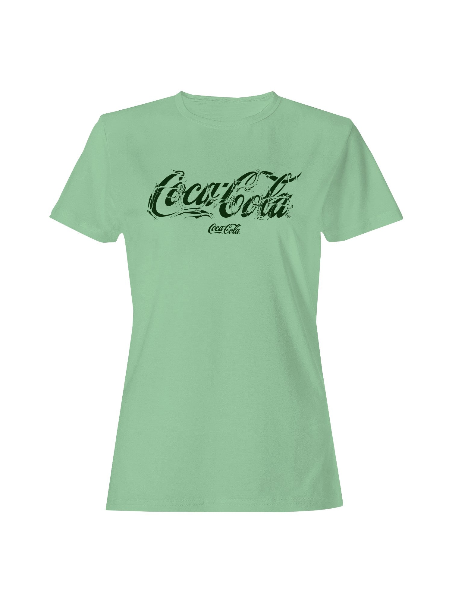 Officially Licensed Coca Cola Barbed Wire Design Women's T-shirt
