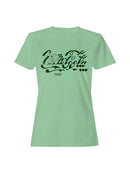 Officially Licensed Coca Cola Classic Coke Bottle Design Women's T-shirt