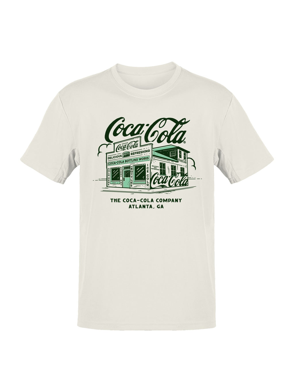 Officially Licensed Coca Cola Bottling Works Atlanta Men's T-shirt