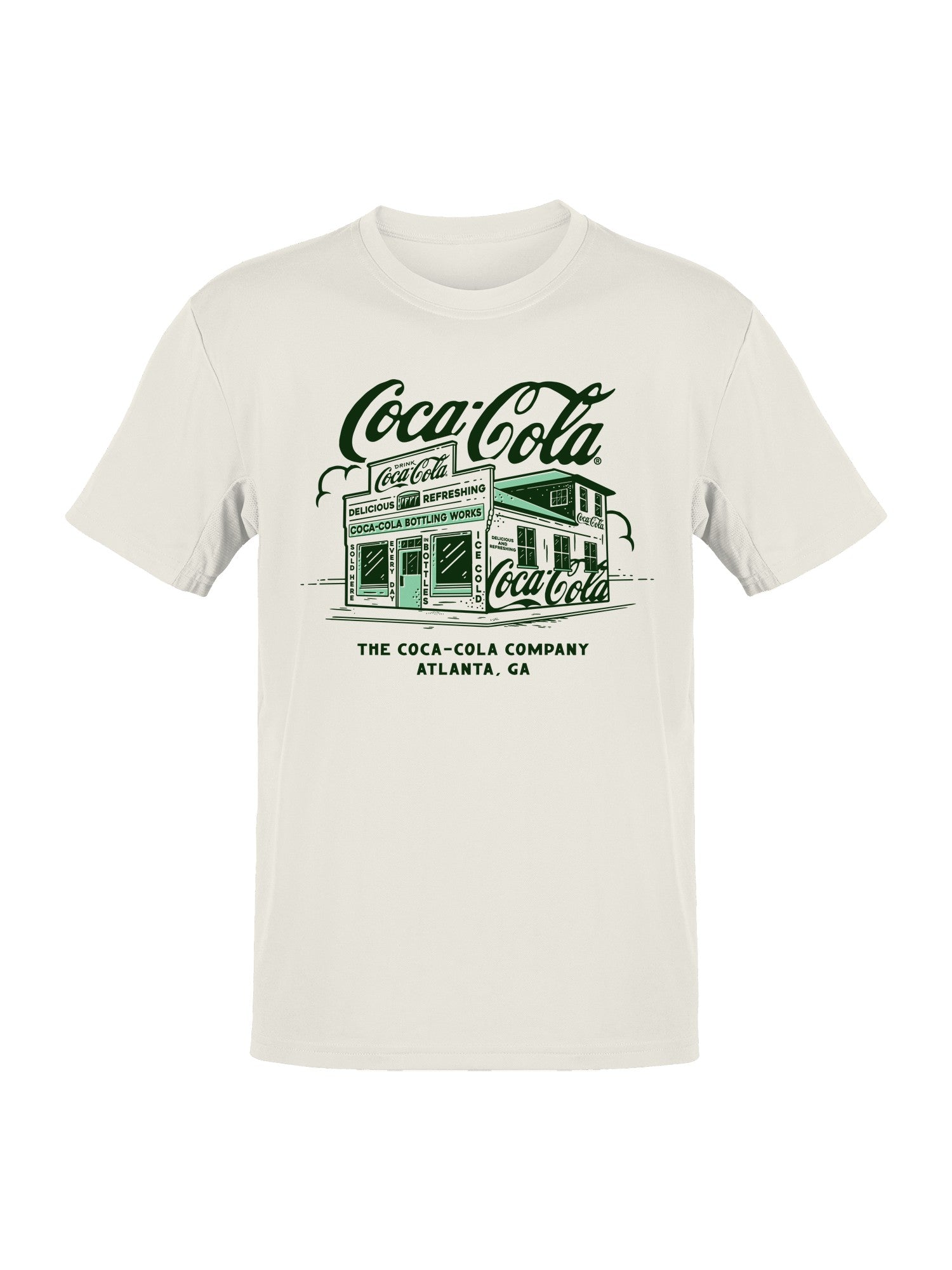 Officially Licensed Coca Cola Bottling Works Atlanta Men's T-shirt