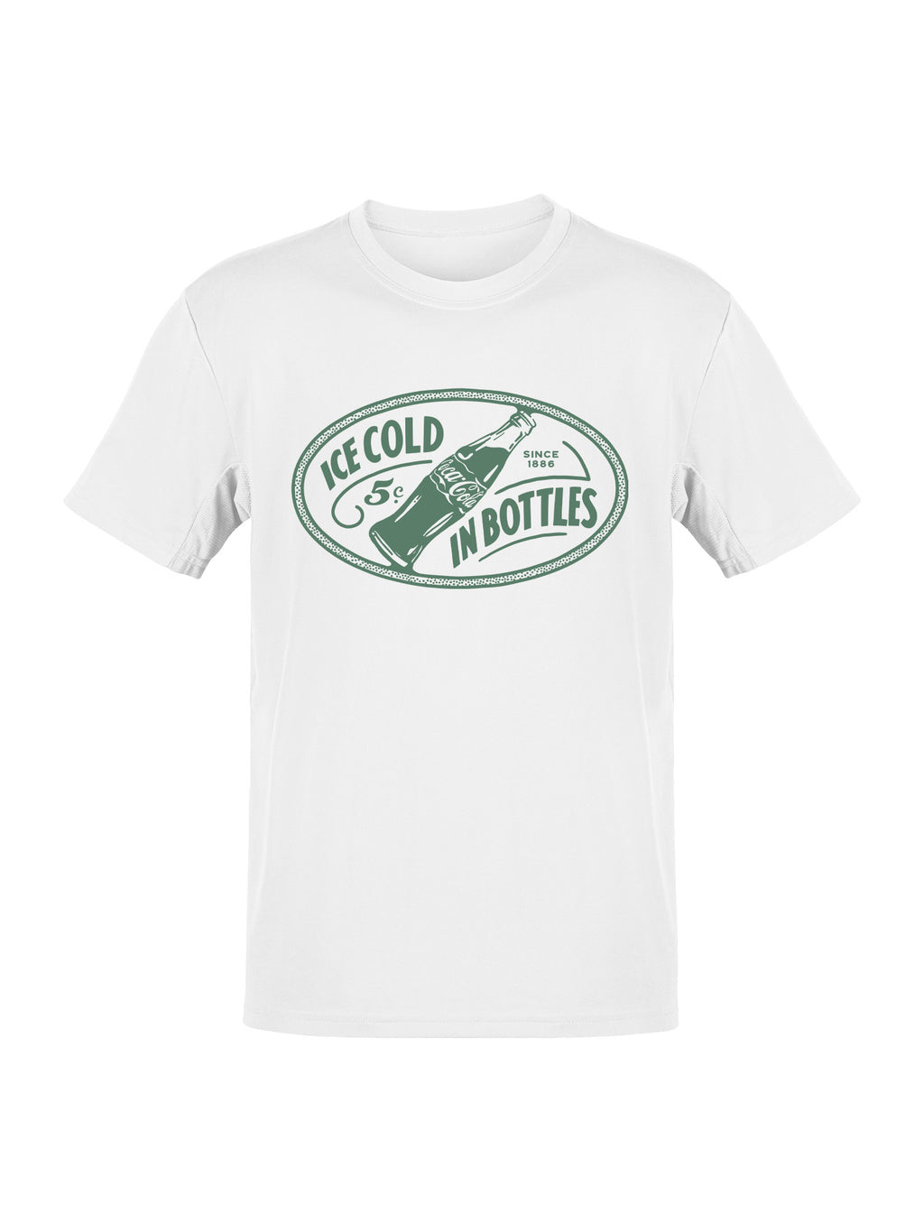 Officially Licensed Coca Cola Vintage Coke 5¢ Design Men's T-shirt