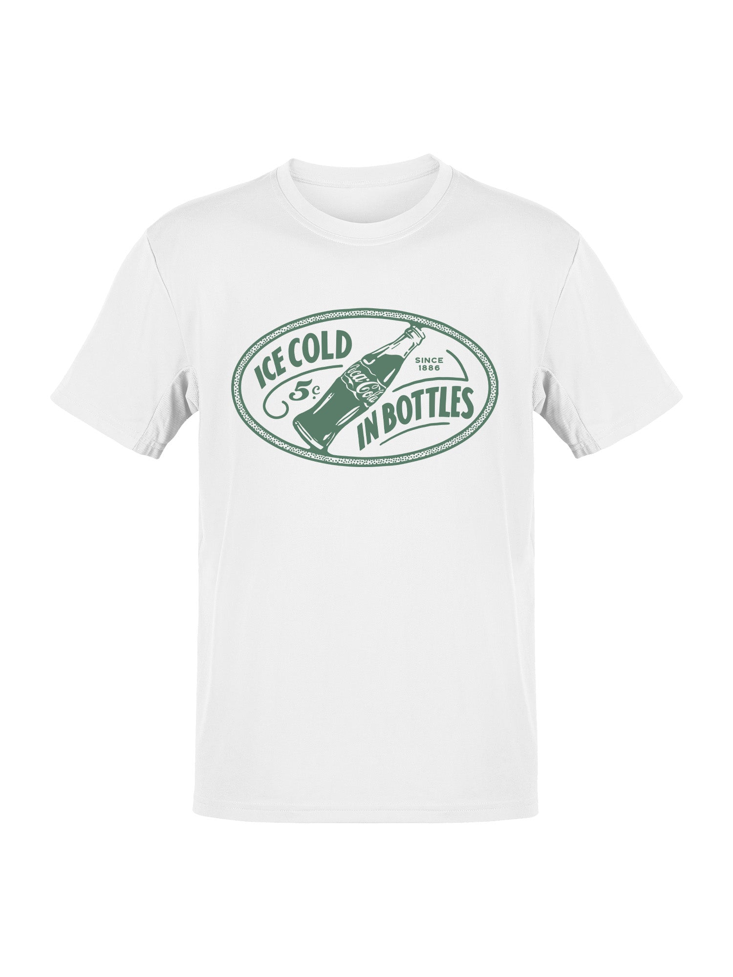 Officially Licensed Coca Cola Vintage Coke 5¢ Design Men's T-shirt