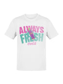 Officially Licensed Coca Cola Retro Always Fresh Design Men's T-shirt