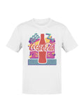 Officially Licensed Coca Cola Retro Pop Art Men's T-shirt