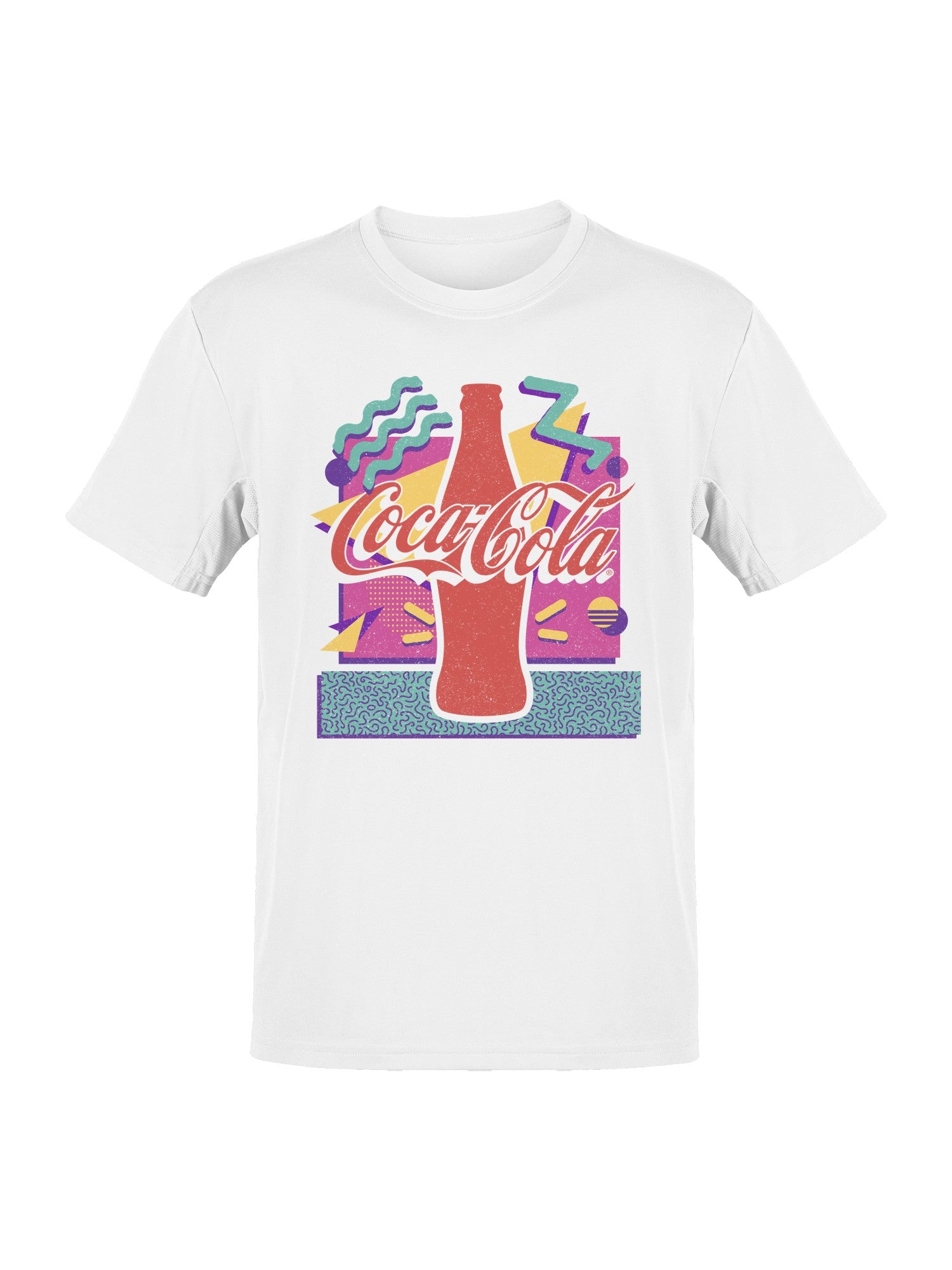 Officially Licensed Coca Cola Retro Pop Art Men's T-shirt