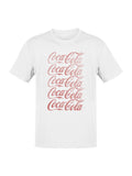 Officially Licensed Coca Cola Vintage Logo Design Men's T-shirt