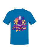 Officially Licensed Coca Cola Retro Coke : Neon Vibes Men's T-shirt