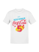 Officially Licensed Coca Cola Vintage Ice Cold Coke 5¢ Men's T-shirt