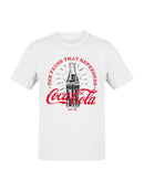 Officially Licensed Coca Cola Coke Bottle "The Pause That Refreshes Men's T-shirt