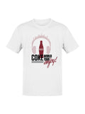 Officially Licensed Coca Cola Coke World Tour Graphic Men's T-shirt