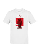 Officially Licensed Coca Cola Classic Bottle Art Men's T-shirt