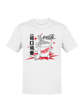 Officially Licensed Coca Cola Enjoy Yum! Noodles & Coke Men's T-shirt