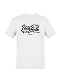 Officially Licensed Coca Cola Glitch Effect Design Men's T-shirt