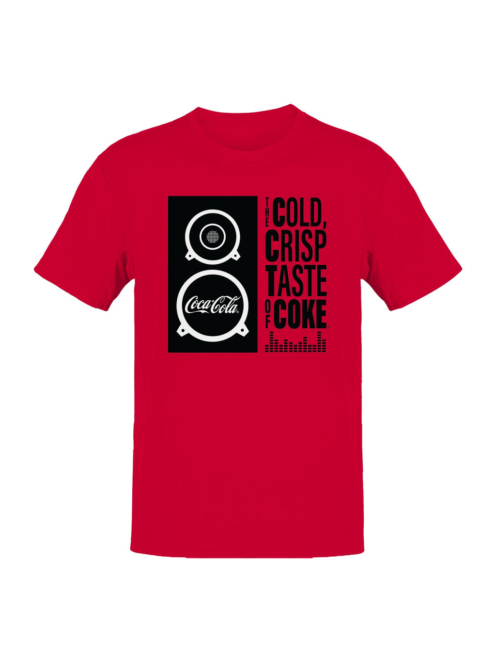Officially Licensed Coca Cola Cold Crisp Taste Men's T-shirt