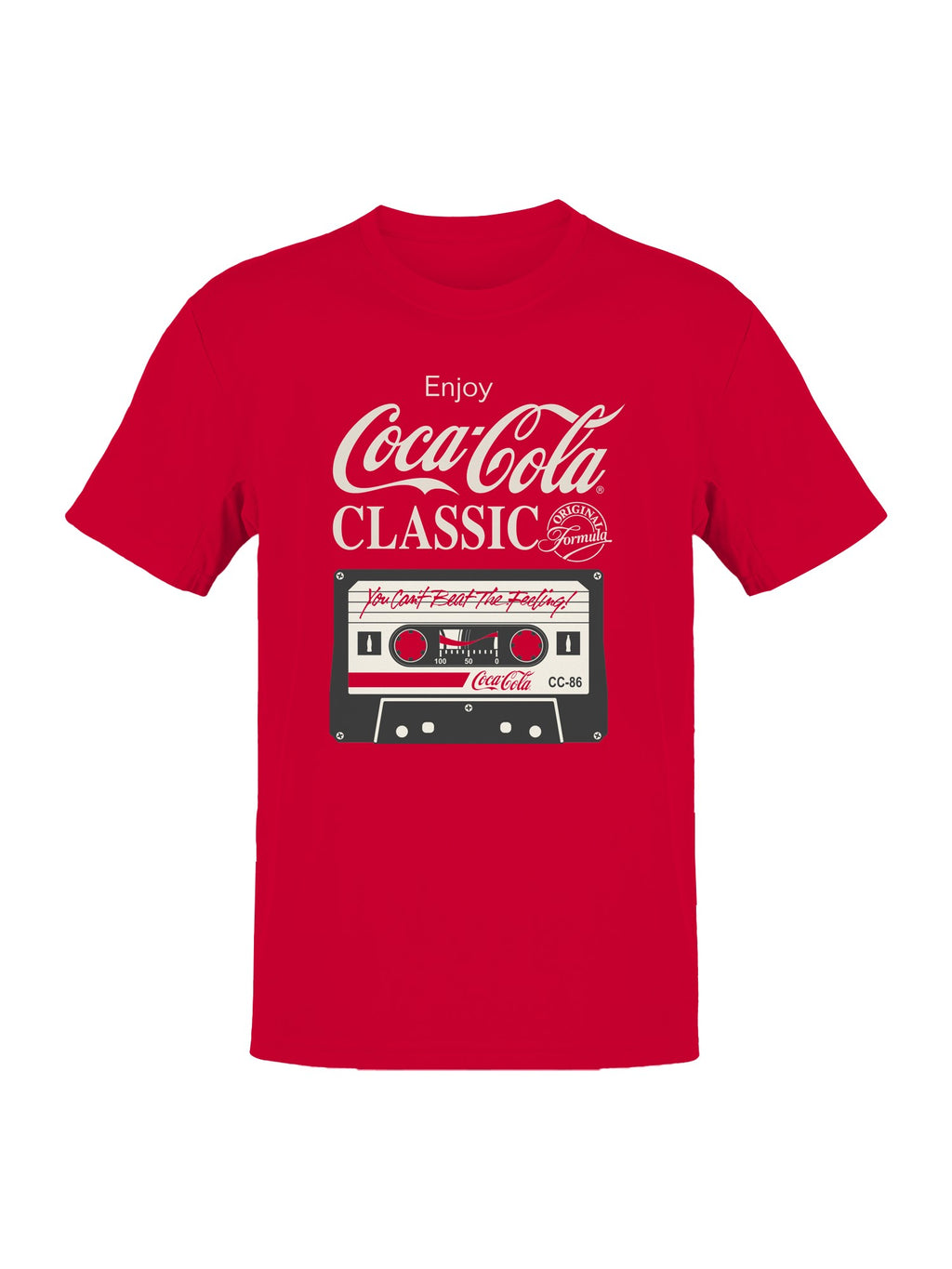 Officially Licensed Coca Cola Enjoy Classic Cassette Men's T-shirt