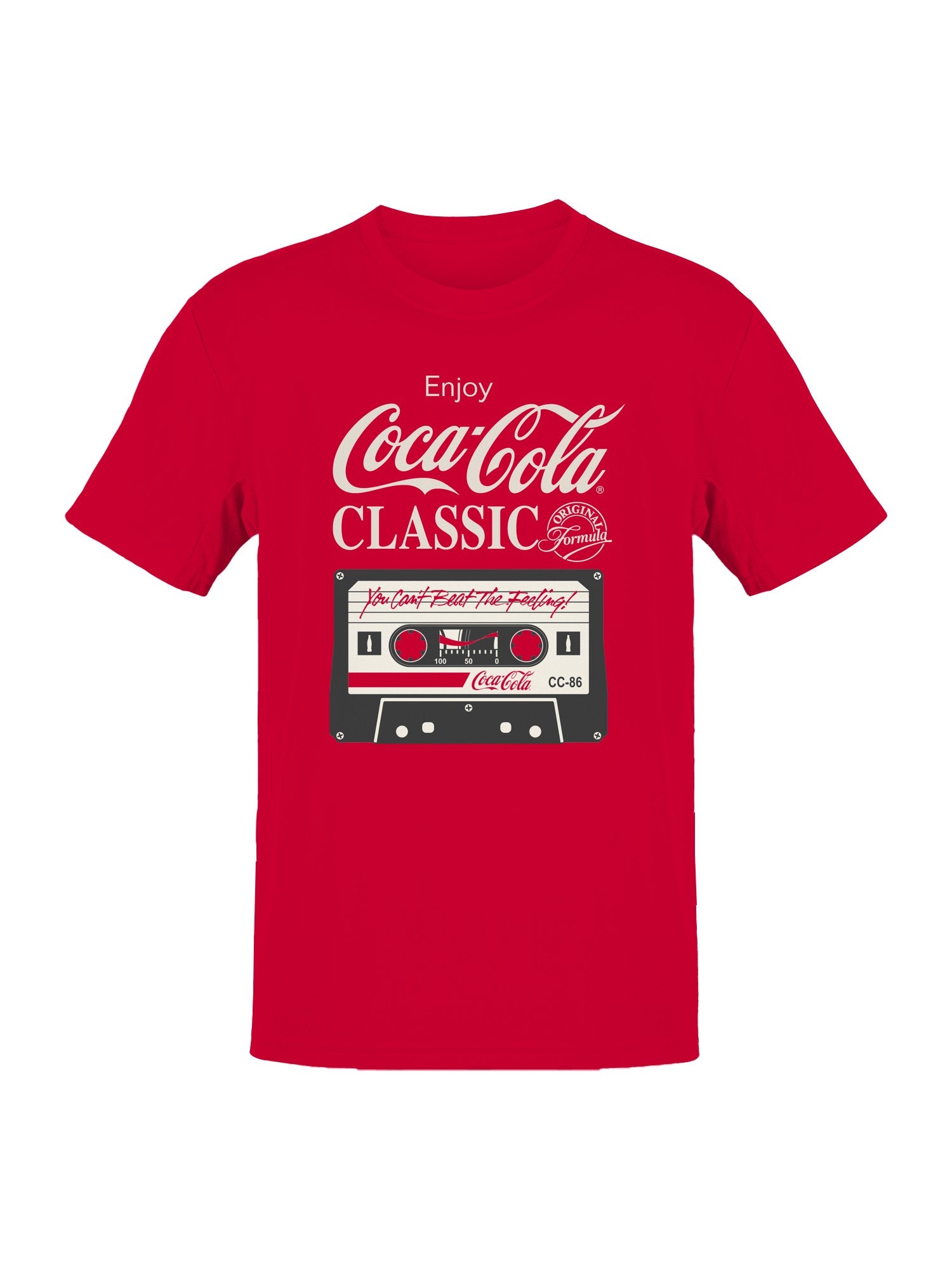 Officially Licensed Coca Cola Enjoy Classic Cassette Men's T-shirt