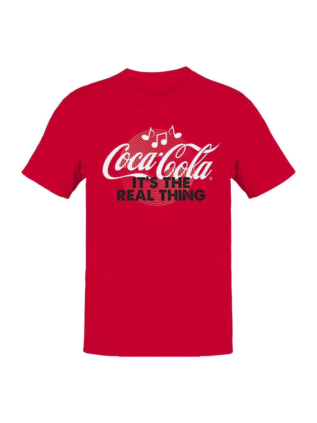 Officially Licensed Coca Cola Music: It's the Real Thing Men's T-shirt