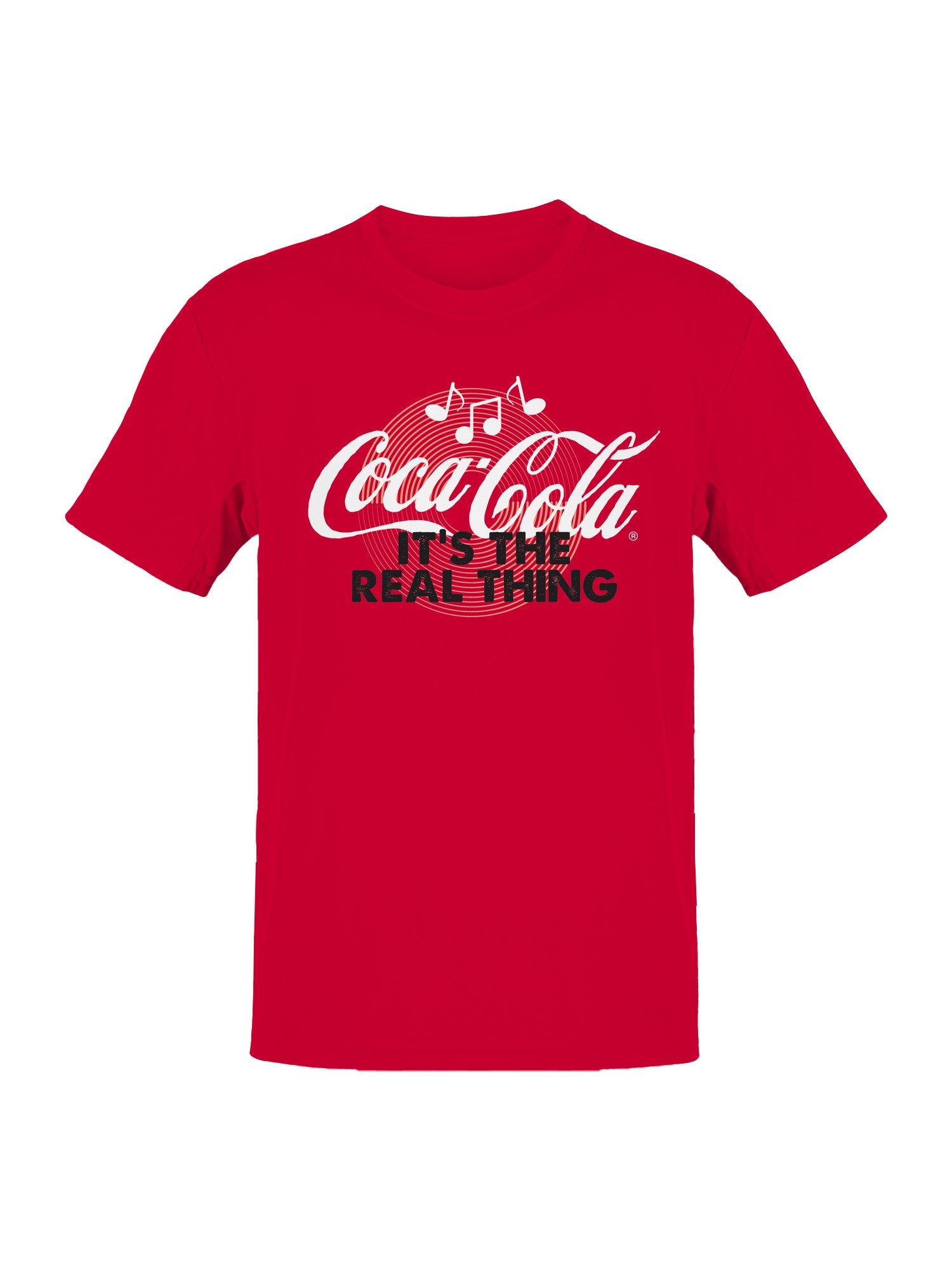 Officially Licensed Coca Cola Music: It's the Real Thing Men's T-shirt