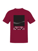 Officially Licensed Coca Cola Elegantly Modern Soundwave Men's T-shirt